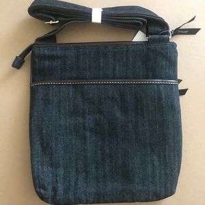 Thirty- One Organizing Shoulder Bag in denim